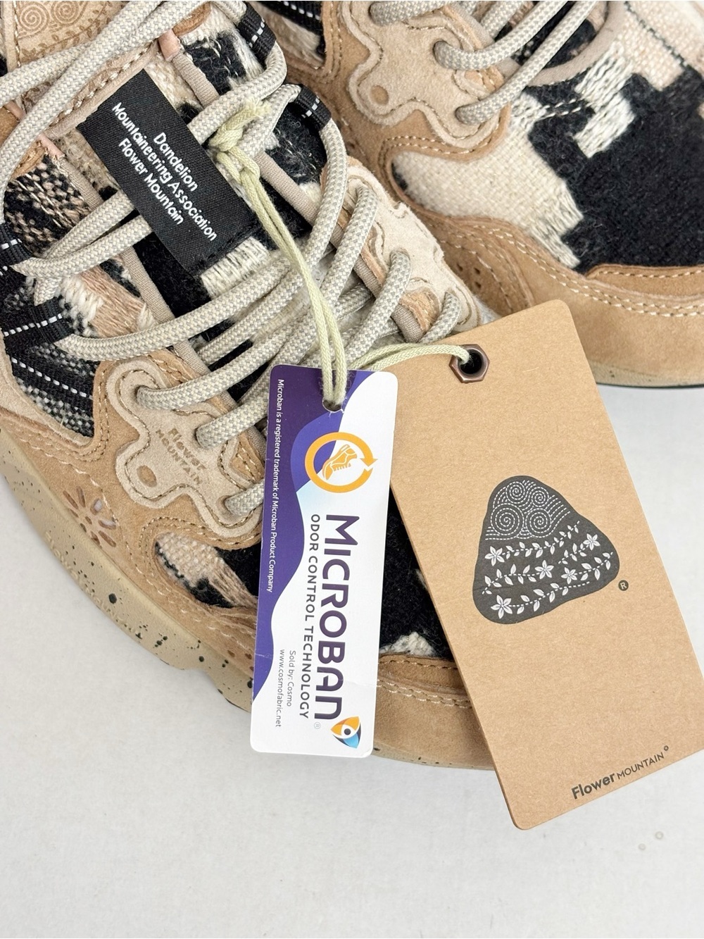 Free People Flower Mountain Yamano 3 Sneakers in Mud Light Brown Size 8.5 - Picture 5 of 11